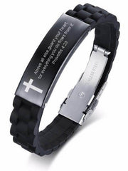 BRACELET RELIGIEUX BIBLE PROVERBE