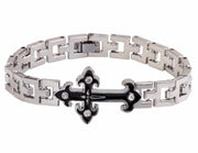 BRACELET RELIGIEUX CROIX FLEURIE