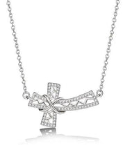 COLLIER CROIX HORIZONTALE SYMBOLE INFINI