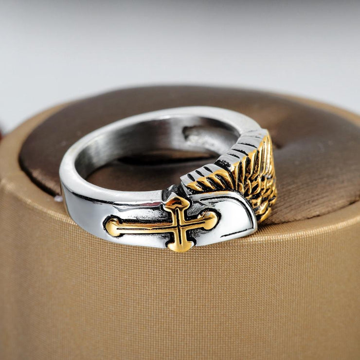 BAGUE RELIGIEUSE CROIX ORTHODOXE