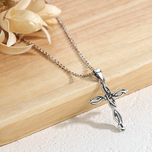 PENDENTIF CROIX ARGENT MASSIF 925